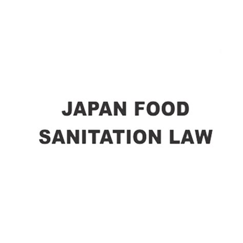 japan food sanitation law